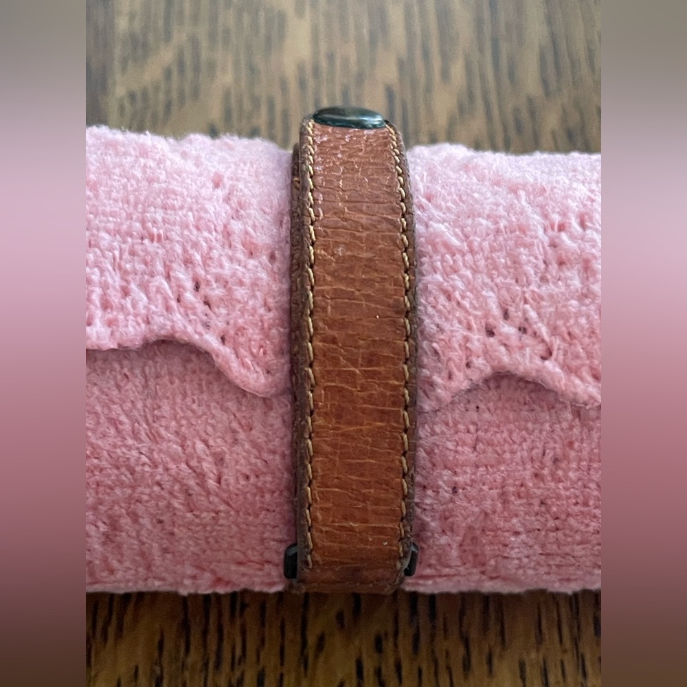 Daniel Mink Gold “Sahara” Swiss Quartz Watch with original leather band. EUC - Picture 11 of 13